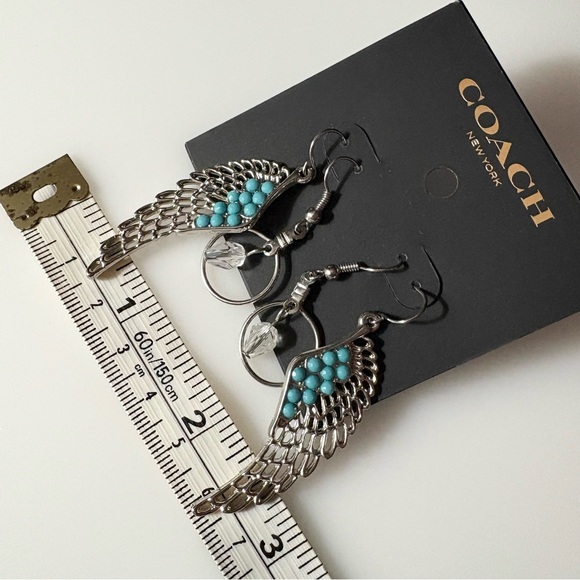 Coach Feather and Chandelier Dangle Earrings - Picture 5 of 8